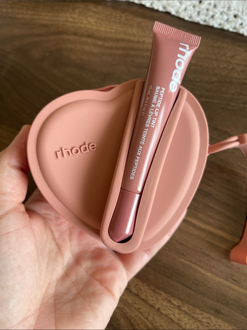 RHODE Peptide Lip Tint with Heart Case — Dusty Pink-mauve